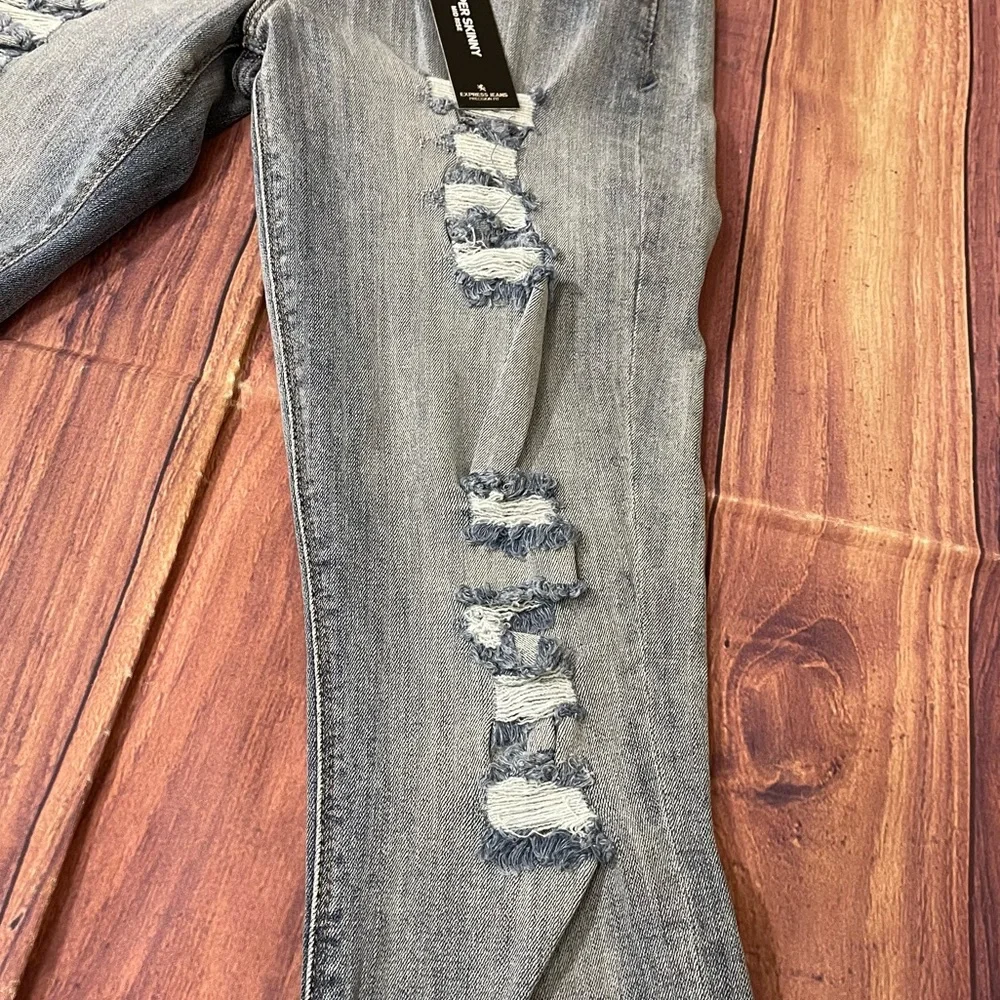 Express Super Skinny Mid-Rise Skinny Jeans